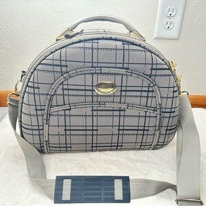 Vintage Bostonian Makeup Weekender Travel Train Case